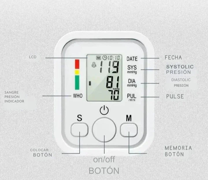Tensiómetro Digital Con Voz - HealthCare Pro™ 💓🩺